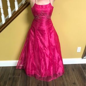 Pink prom dress